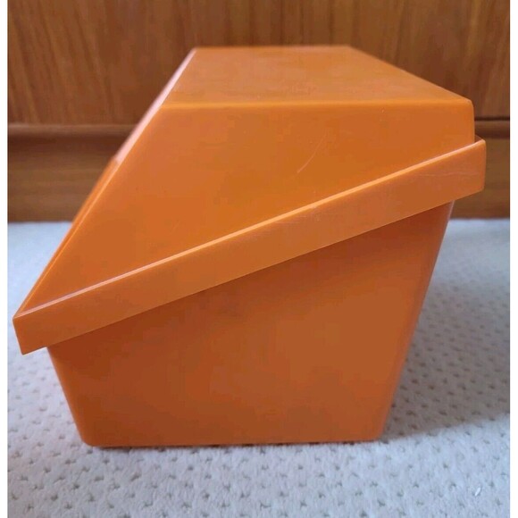 Vintage 1975 Betty Crocker STEP BY STEP Recipe Index Book Cards Orange Box - Picture 8 of 9